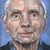 Portret 'Opa' door Hanny de Beer