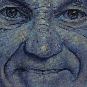 Portret 'Heit' door Hanny de Beer